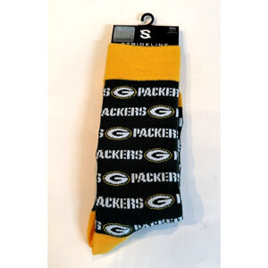 Strideline Green Bay Packers Unisex NFL Socks M/L Sizes M: 8-12 W: 9.5-13.5 NWT